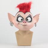 Trolls World Tour 2 Cosplay Queen Barb Punk Mask Latex Masquerade Party Mask Props New - BFJ Cosmart