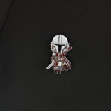Cosplay Star Wars Mandalorian Baby Yoda Jedi Pin Badge Brooch Accessories Star Wars Action Figure Props - BFJ Cosmart