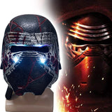 Kylo Ren Helmet Led Light Cosplay Star Wars 9 The Rise of Skywalker Latex Mask  Helmets Masks Halloween Party Prop - BFJ Cosmart