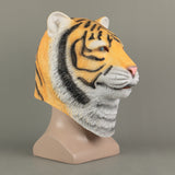 Animal Mask Cosplay Tiger Yellow Mask Animals Tigers Masks Masquerade Halloween Party Funny Dressed Costume Prop - BFJ Cosmart