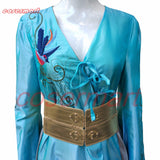Custom Made Game of Thrones Queen Cersei Lannister Green Exclusive Dress Costume Adult Women Dance Party Cosplay Costume - BFJ Cosmart