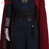 2016 Marvel Movie Doctor Strange Costume Ring Necklace Cosplay Steve Full Set Costume Robe Halloween Costume - BFJ Cosmart
