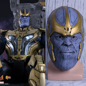 2018 Avengers: Infinity War Mask Thanos Mask Cosplay Full Head Latex Super Hero Costume Halloween Party Prop - BFJ Cosmart