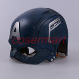 Cos Movie Superhero Civil War Captain America Helmet Cosplay Steven Rogers Mask PVC Man Adult Halloween Party Prop - BFJ Cosmart