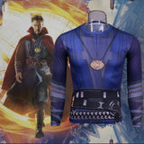 2016 Movie Doctor Strange Costume Cosplay T-Shirt Stephen Vincent Tee Necklace Shirt Halloween Party - BFJ Cosmart