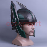 2017 Thor 3 Ragnarok Helmet Cosplay Thor Helmet PVC Mask Handmade Halloween Mask Caps New - BFJ Cosmart