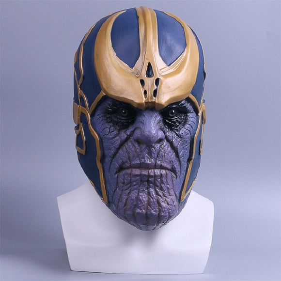 2018 Avengers Infinity War Mask Thanos Mask Cosplay Full Head Latex Super Hero Costume Halloween Party Prop - BFJ Cosmart