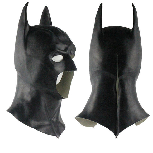 Batman Cosplay Latex Helmet Superhero The Dark Knight Rises Movie Party Helmet Halloween Props - BFJ Cosmart