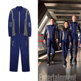2017 Star Trek Discovery Costume with Badge Captain Uniform Blue Jacket Coat Cosplay Costume Starfleet Halloween Costume New - BFJ Cosmart