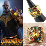 Avengers Infinity War Thanos Infinity Gauntlet Power Cosplay Alloy Ring - BFJ Cosmart