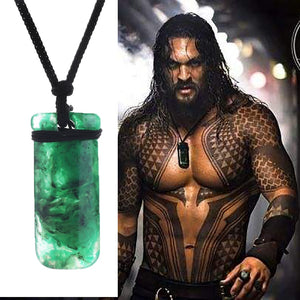 2018 Aquaman Cosplay Arthur Curry Necklace Green Pendant Aquaman Accessories Souvenir Gift Halloween party Prop - BFJ Cosmart