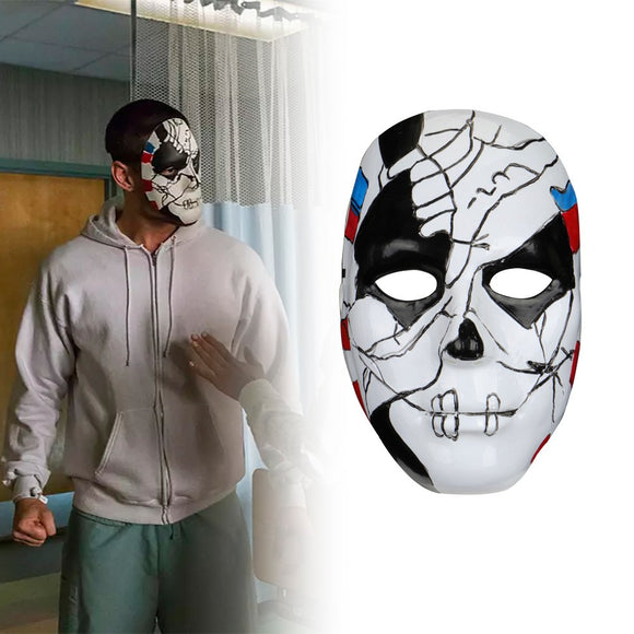 The Punisher 2 Billy Russo Cosplay Mask Plastic Costume Props Halloween Masquerad Mask Unisex Adult Coser - BFJ Cosmart