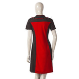 Star Trek The Next Generation Women's Skant Dress Uniform Costume Star Trek Dress Cosplay Halloween Party - BFJ Cosmart