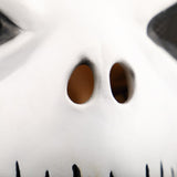 Movie The Nightmare Before Christmas Jack Skellington Cosplay Face Masks Pumpkin King Full Head White Latex Props Halloween Gift - BFJ Cosmart