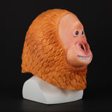 Animal Masks Latex Animal Themed Costumes Monkey Orangutan Mask Cosplay Prop Halloween Accessories Men Women Face Mask Full Head - BFJ Cosmart