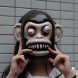 Animal Masks Animal Themed Costumes Monkey Orangutan Mask Cosplay Prop Halloween Accessories Men Women Face Mask Full Head - BFJ Cosmart