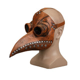 Steampunk Plague Doctor Mask Latex Bird Beak Doctor Mask Long Nose Masks Cosplay Costume Funny Face Wear Halloween Party New - BFJ Cosmart