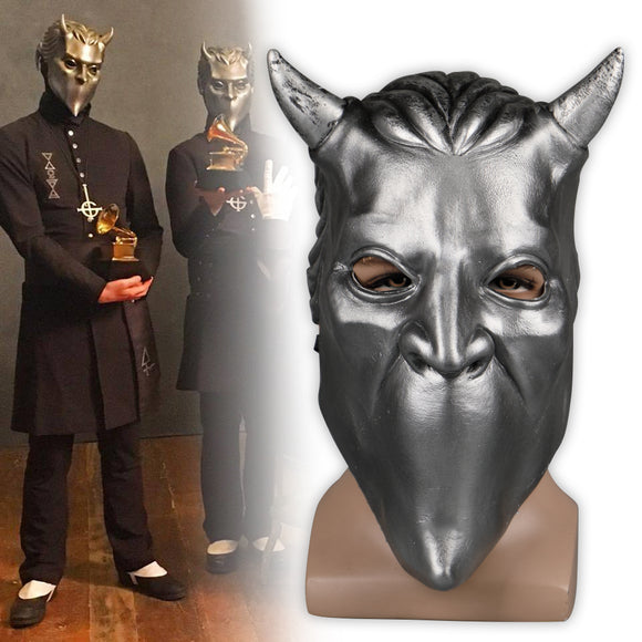 Ghost Nameless Ghoul Mask Cosplay Ghost B.C Rock Roll Band Latex Helmet Masks Halloween Party Props DropShipping - BFJ Cosmart