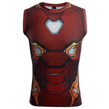 Avengers: Endgame Iron Man Tony Stark T-shirt MK50 Cosplay Costumes Men Tights Sports Fast-dry Love You Three Thousands Times - BFJ Cosmart
