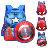 Avengers: Endgame Cosplay Captain America Backpack Bags Steve Rogers Spiderman Students Decompression Bag Kids Superhero Cosplay - BFJ Cosmart
