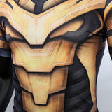 Thanos 3D Printed T shirts Men Avengers 4 Endgame Compression Shirt 2019 Summer Cosplay Costume Tights Short Sleeve Tops Male - BFJ Cosmart