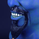 Cosplay 2019 Movie Aladdin and The Magic Lamp Mask Latex Blue Elf Halloween Mask Props - BFJ Cosmart
