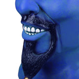 Cosplay 2019 Movie Aladdin and The Magic Lamp Mask Latex Blue Elf Halloween Mask Props - BFJ Cosmart