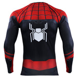 Spider-Man: ver Van Huis T-shirt Spider-man Kostuum Sport Panty Man Volwassen Top Spider Superheld Cosplay Kostuums - BFJ Cosmart